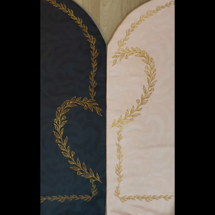 2-Piece Padded Prayer Mat Set for Couples