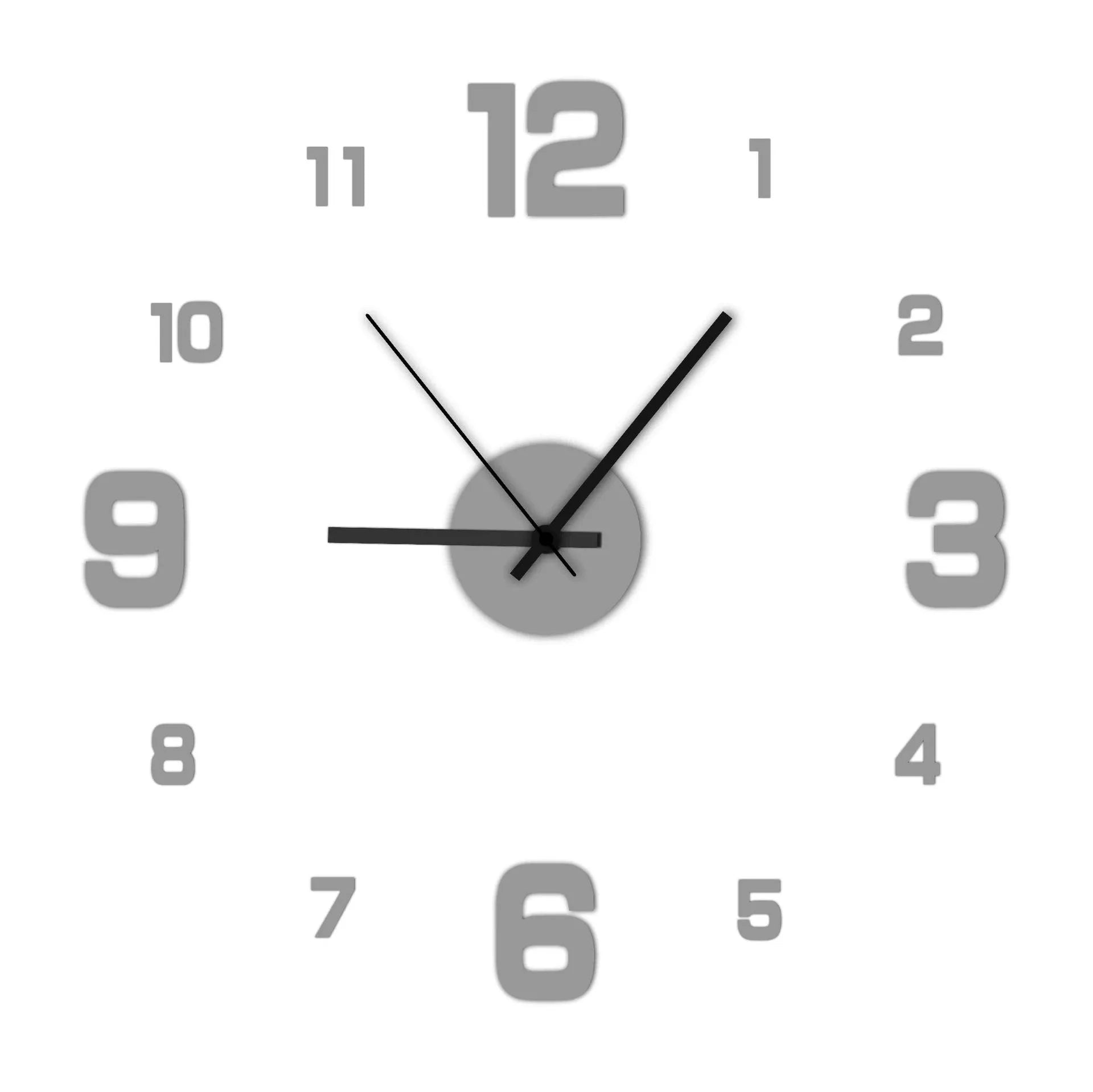 Frameless DIY Wall Clock – Maison and Beyond